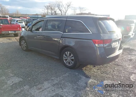 2014 Honda Odyssey Ex-L from USA, damaged, VIN 5FNRL5H65EB012609